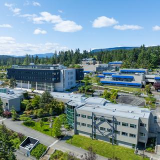 Aerial view of Nanaimo campus