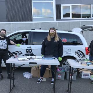 Shannah holding a fish