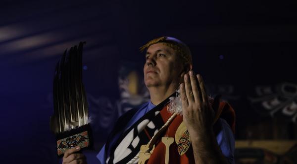 Portrait of Daniel R. Elliott, Indigenous artist