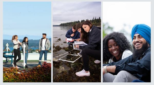 Pictures of VIU students