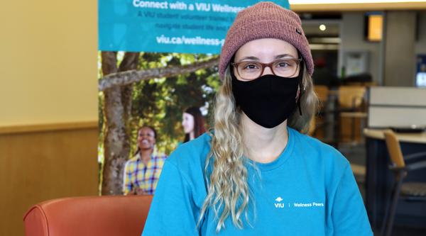 Kennedy Ordano portrait shot in the Wellness Lounge