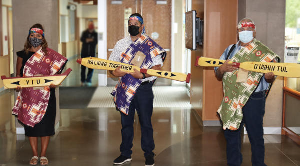 VIU Cowichan Paddle Ceremony