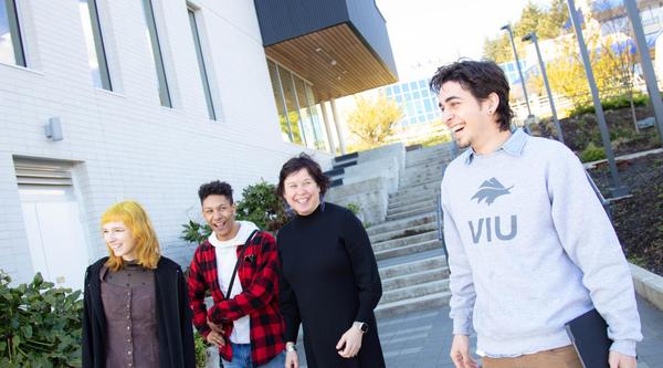 Group photo near the Health and Science Centre
