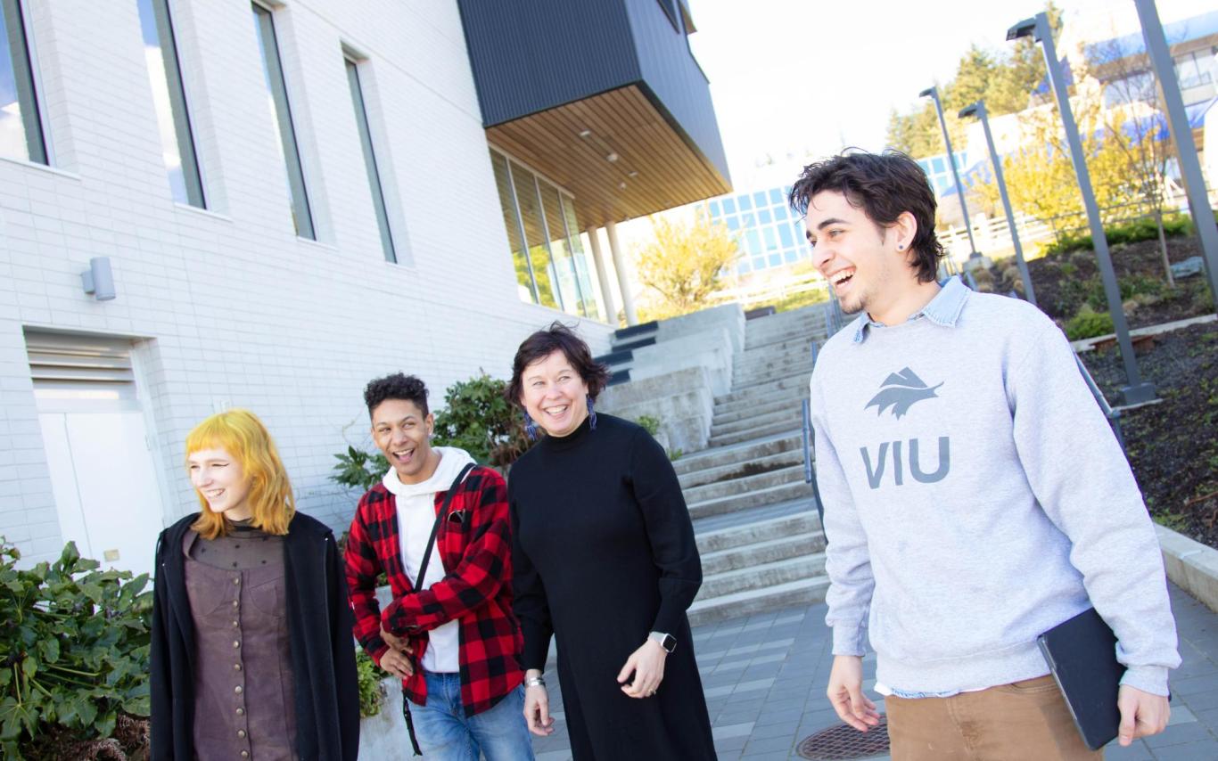 Group photo near the Health and Science Centre