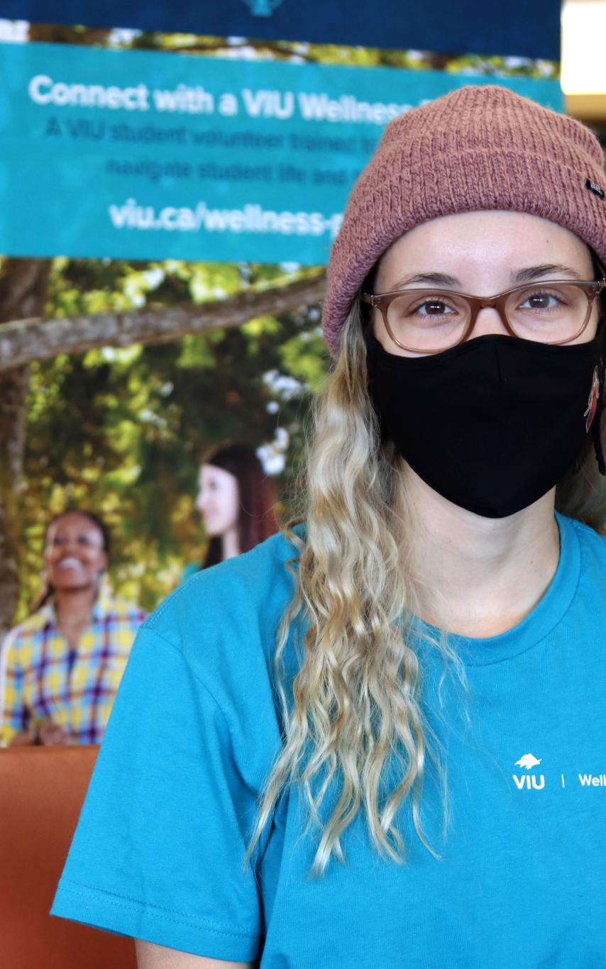 Kennedy Ordano portrait shot in the Wellness Lounge